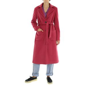 CAPPOTTO CON CINTURA ROSA